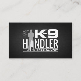 K9 Lenker - K9 Einheit des Offizier-K9 Visitenkarte