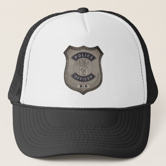 K9 Officer Trucker Hat Truckerkappe (Vorderseite)