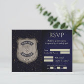 K9-Offizielle Antwortkarte RSVP Karte (Stehend Vorderseite)