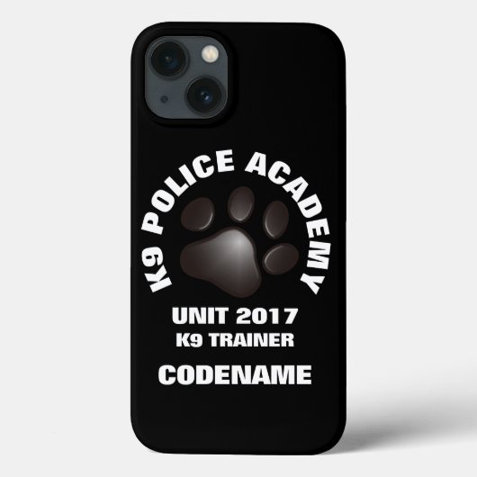 K9 POLICE ACADEMY Case-Mate iPhone HÜLLE (Rückseite)
