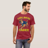 K9 Polizei Hund Malinois Trainer T-Shirt (Vorne ganz)