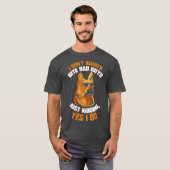 K9 Polizei Hundeoffizier I Dont Bite Deutsch T-Shirt (Vorne ganz)