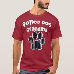 K9 Polizei Oma Polizei Hund Großmutter Sheriff T-Shirt