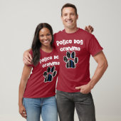 K9 Polizei Oma Polizei Hund Großmutter Sheriff T-Shirt (Unisex)