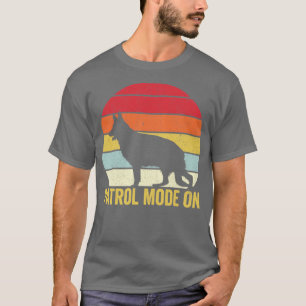 K9 Polizeibeamte Polizeipolizei Vintager Patrouill T-Shirt