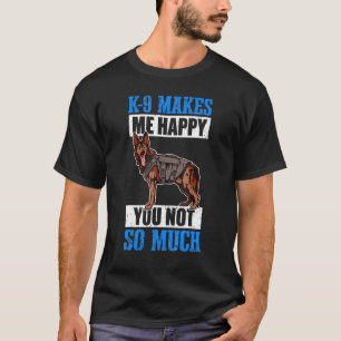 K9 Polizeibeamter Kanincheneinheit und K9 Dog Trai T-Shirt