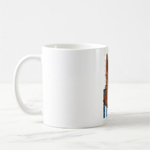 K9 Polizeichef - Amerikanische Flagge - System Kaffeetasse