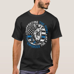 K9 Polizeihund unterstützt das Paws K9 Polizeibüro T-Shirt