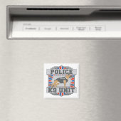 K9 Polizeiwache Deutscher Hirte Magnet (In Situ (Geschirrspüler))