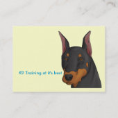 K9-Profil-Visitenkarte Visitenkarte (Rückseite)