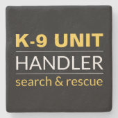 K9-Referent Steinuntersetzer (Vorderseite)