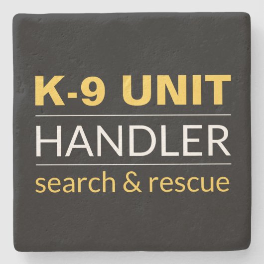 K9-Referent Steinuntersetzer (Vorderseite)