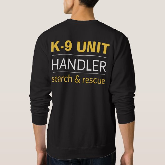 K9 Referent T - Shirt (Rückseite)