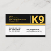 K9-Referent Visitenkarte (Rückseite)