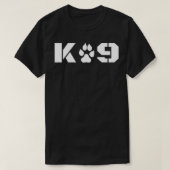 K9 Referentin Canine K9 Unit Police Dow Handler T T-Shirt (Design vorne)
