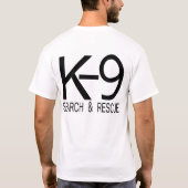 K9-SAR-Patch-Kopie T-Shirt (Rückseite)