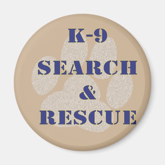 K9 Suche und Rettung Magnet (Vorne)