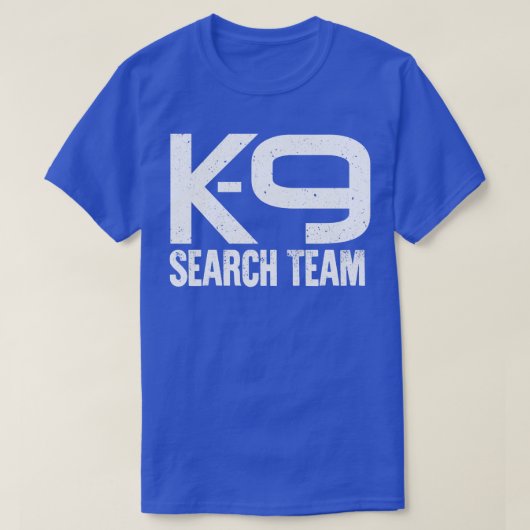 K9-Suchteam T-Shirt (Design vorne)