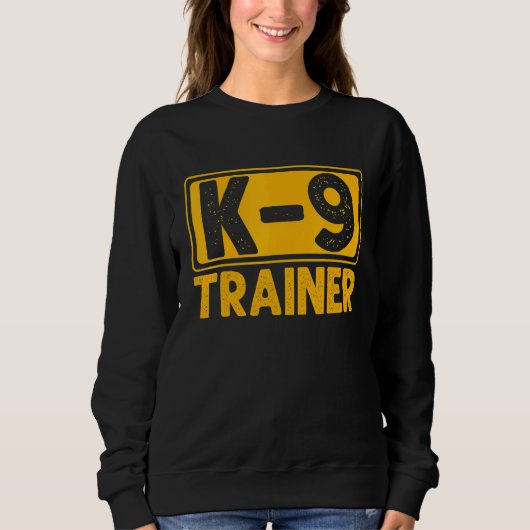 K9 Trainer Polizeitrainer Sweatshirt (Vorderseite)