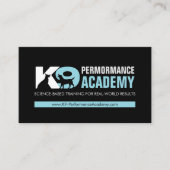 K9 Training - Dog Trainer - Kaninchenverhalten Visitenkarte (Vorderseite)