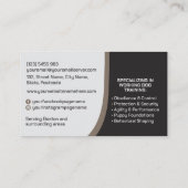 K9 Training - Dog Trainer - Kaninchenverhalten Visitenkarte (Rückseite)