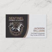 K9 Training - Dog Trainer - Kaninchenverhalten Visitenkarte (Vorderseite)