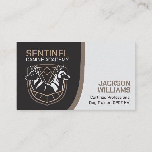 K9 Training - Dog Trainer - Kaninchenverhalten Visitenkarte (Vorderseite)