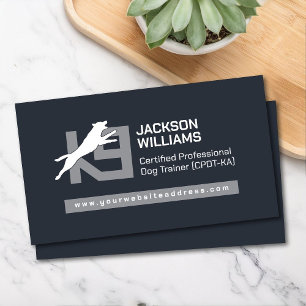 K9 Training - Dog Trainer - Kaninchenverhalten Visitenkarte