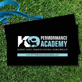 K9 Training - Dog Trainer - Kaninchenverhalten Visitenkarte