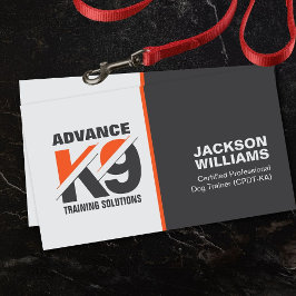 K9 Training - Dog Trainer - Kaninchenverhalten Visitenkarte