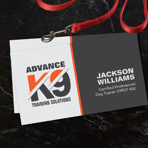 K9 Training - Dog Trainer - Kaninchenverhalten Visitenkarte