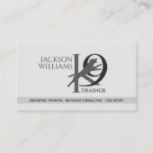 K9 Training - Dog Trainer - Kaninchenverhalten Visitenkarte (Vorderseite)