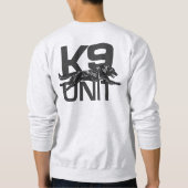 K9 Unit - Dutch Shepherd Dog Sweatshirt (Rückseite)