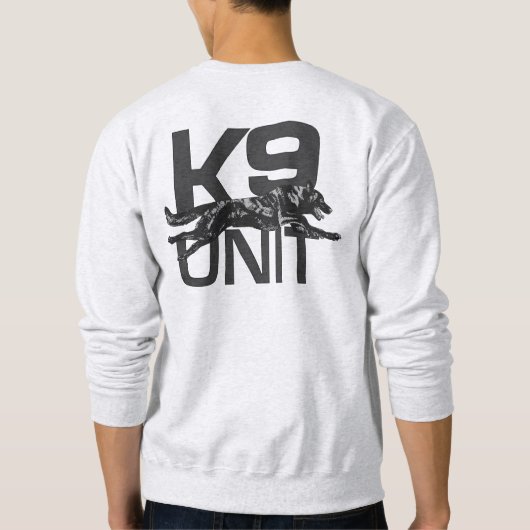 K9 Unit - Dutch Shepherd Dog Sweatshirt (Rückseite)