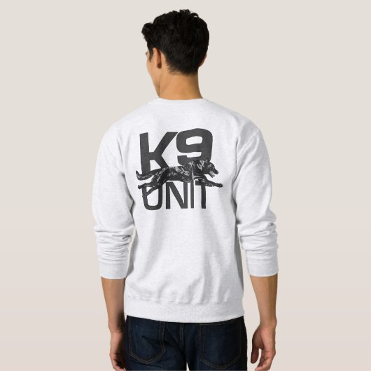 K9 Unit - Dutch Shepherd Dog Sweatshirt (Schwarz voll)