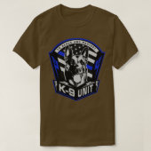 K9 Unit Malinois Belgischer Hirte Mechelaar T-Shirt (Design vorne)