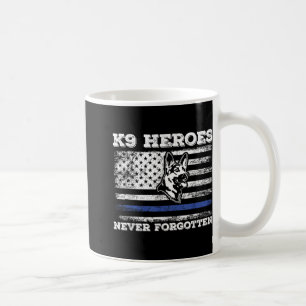 K9 Veteran Militäroffizier Hund USA Flag K9 Kaffeetasse