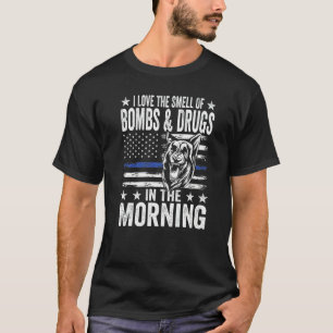 K 9 Deutscher Schäferhund Polizeihund Gesetzeshüte T-Shirt