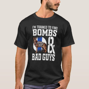 K 9 Deutscher Schäferhund Polizeihund Rechtsdurchs T-Shirt