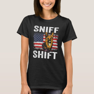 K 9 Deutscher Schäferhund Polizeihund Rechtshilfe T-Shirt