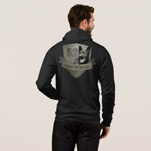 K-9 Einheit - GSD Hoodie (Schwarz voll)