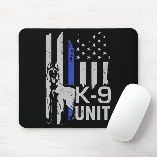 K-9 Einheit - Malinois Mousepad (Mit Mouse)