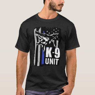 K-9 Einheit - Polizei-Einheits-Schäferhund T-Shirt