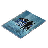 K-9 Einheit - Polizei-Hund - Malinois Notizblock (Linke Seite)