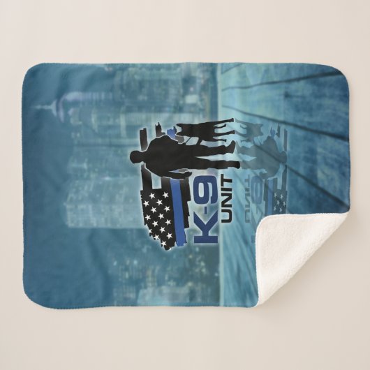 K-9 Einheit - Polizei-Hund - Malinois Sherpadecke (Vorderseite (Horizontal))