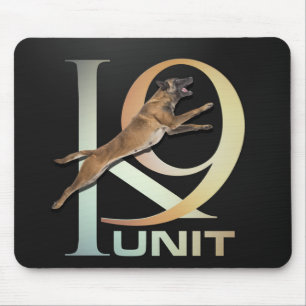 K-9 Einheit - Polizei-Hundeeinheit Malinois Mousepad
