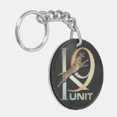 K-9 Einheit - Polizei-Hundeeinheit Malinois Schlüsselanhänger (Vorderseite links)