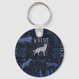 K-9-Einheit - Polizeieinheit Schlüsselanhänger