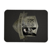 K-9-Einheit - Polizeihundeeinheit - Deutscher Schä Magnet (Horizontal)