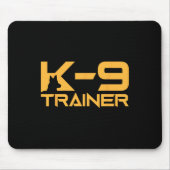 K-9 K9 Dog Handler Trainer Polizeischutz Hallowage Mousepad (Vorne)